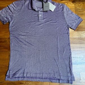 Tom Ford Purple Polo Shirt Classic viscose Knit Casual